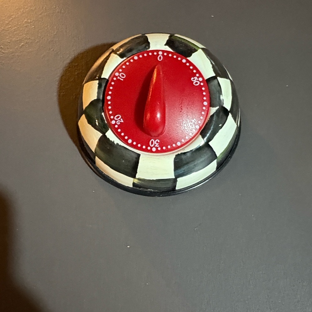 MacKenzie-Childs Courtly Check Timer